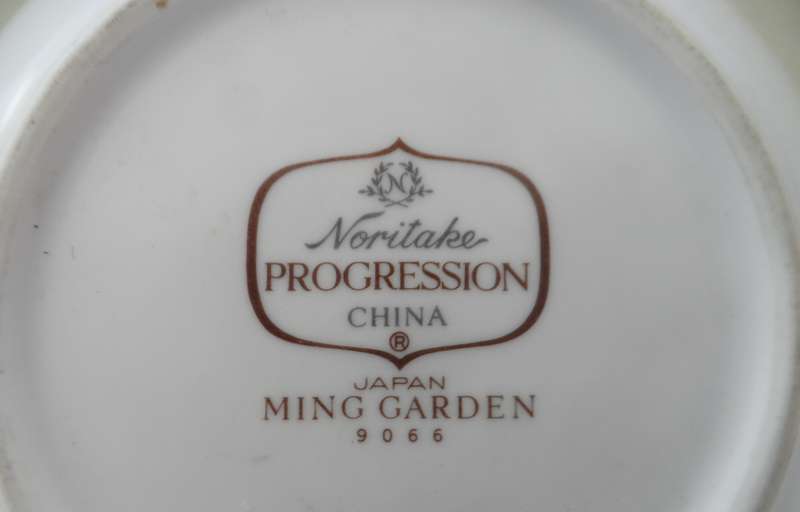 NORITAKE PROGRESSION CHINA JAPAN  DESSERT BOWLS  ' MING GARDEN ' No. 6966 REPLACEMENTS ( 5 AVAILABLE