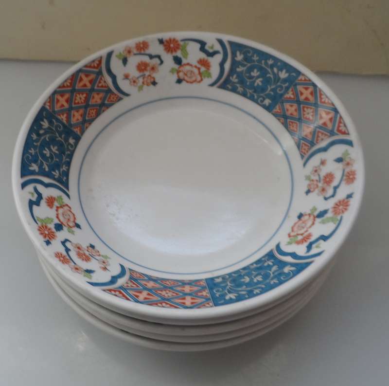 NORITAKE PROGRESSION CHINA JAPAN  DESSERT BOWLS  ' MING GARDEN ' No. 6966 REPLACEMENTS ( 5 AVAILABLE
