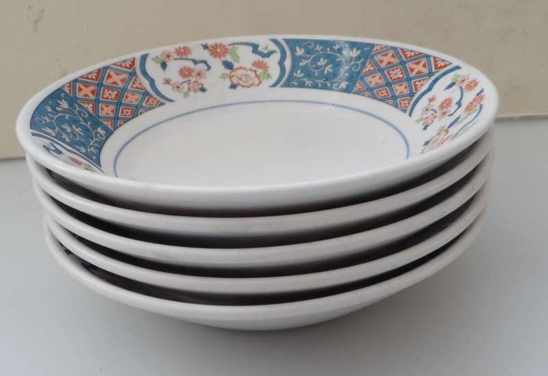 NORITAKE PROGRESSION CHINA JAPAN  DESSERT BOWLS  ' MING GARDEN ' No. 6966 REPLACEMENTS ( 5 AVAILABLE