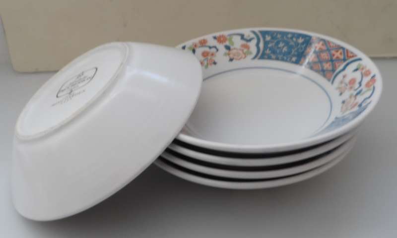 NORITAKE PROGRESSION CHINA JAPAN  DESSERT BOWLS  ' MING GARDEN ' No. 6966 REPLACEMENTS ( 5 AVAILABLE
