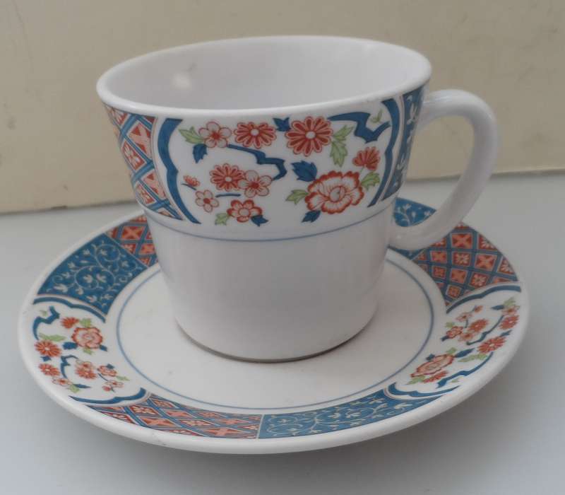 NORITAKE PROGRESSION CHINA JAPAN  DUOS ' MING GARDEN ' No. 6966 REPLACEMENTS ( 2 AVAILABLE )