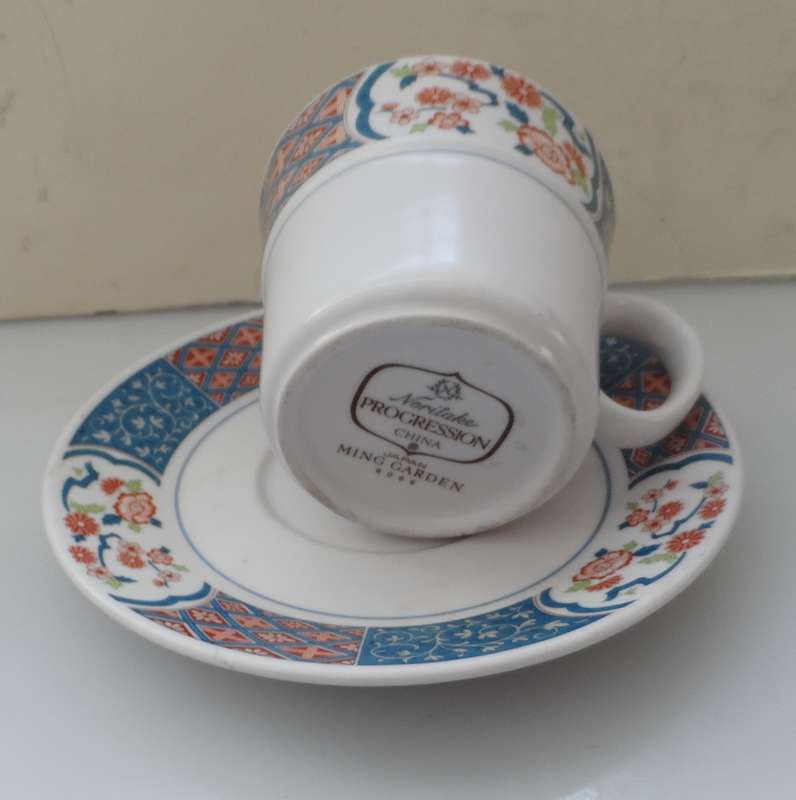 NORITAKE PROGRESSION CHINA JAPAN  DUOS ' MING GARDEN ' No. 6966 REPLACEMENTS ( 2 AVAILABLE )