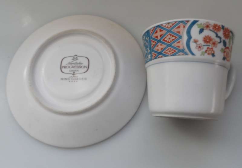 NORITAKE PROGRESSION CHINA JAPAN  DUOS ' MING GARDEN ' No. 6966 REPLACEMENTS ( 2 AVAILABLE )