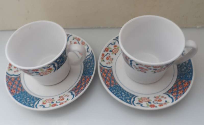NORITAKE PROGRESSION CHINA JAPAN  DUOS ' MING GARDEN ' No. 6966 REPLACEMENTS ( 2 AVAILABLE )