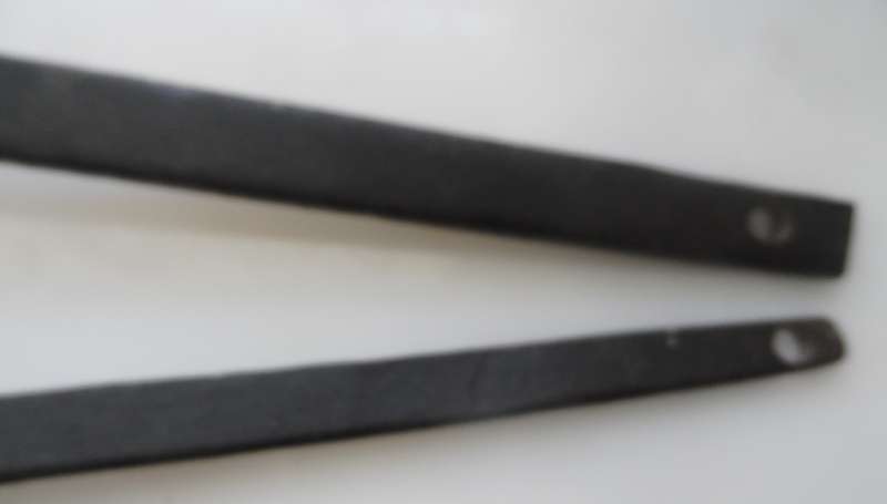 SOLID CAST IRON ,2 x LADLES ,VINTAGE CAST , for smelting, wax , lead pouring, blacksmithing