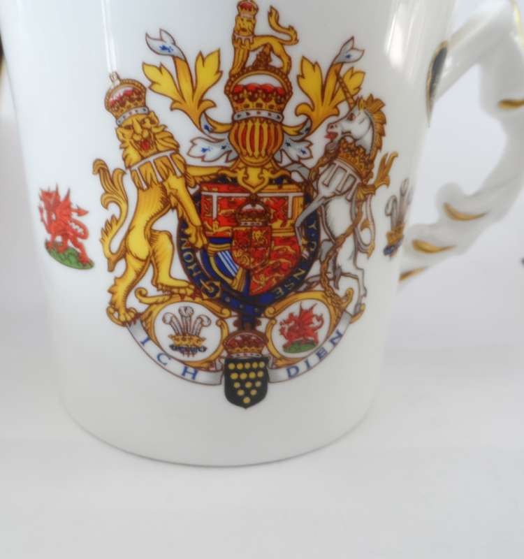 AYNSLEY mug 'COMMEMORATION THE MARRIAGE OF H.R.H.THE 21st. PRINCE OF WALES TO LADY DIANA SPENCER '