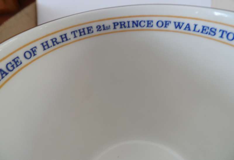AYNSLEY mug 'COMMEMORATION THE MARRIAGE OF H.R.H.THE 21st. PRINCE OF WALES TO LADY DIANA SPENCER '