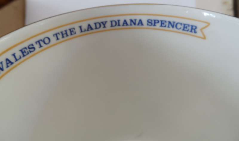 AYNSLEY mug 'COMMEMORATION THE MARRIAGE OF H.R.H.THE 21st. PRINCE OF WALES TO LADY DIANA SPENCER '