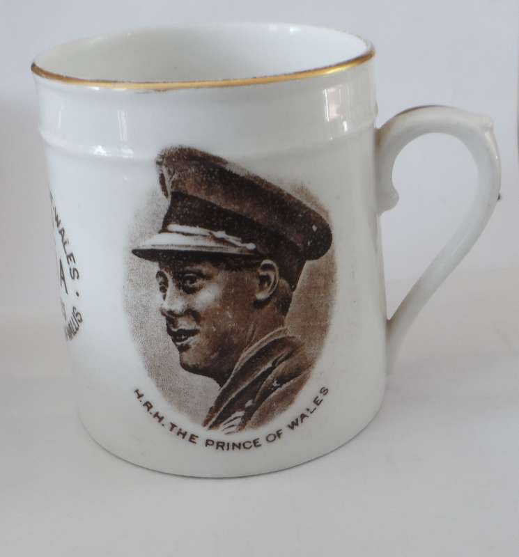 POOLE fine bone china mug 'VISIT OF THE PRINCE OF WALES , PRETORIA 20th.June 1925 '