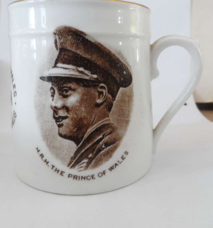 POOLE fine bone china mug 'VISIT OF THE PRINCE OF WALES , PRETORIA 20th.June 1925 '
