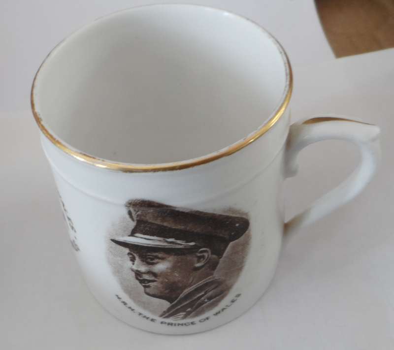 POOLE fine bone china mug 'VISIT OF THE PRINCE OF WALES , PRETORIA 20th.June 1925 '