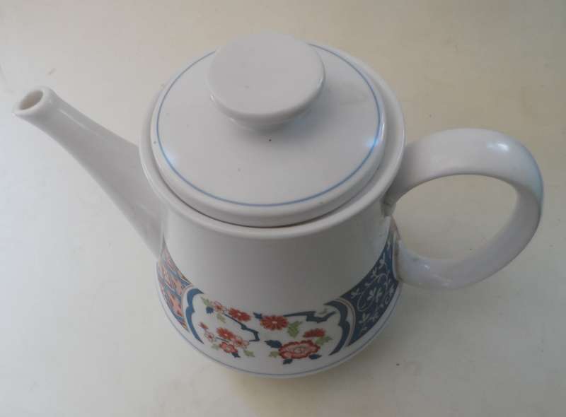 NORITAKE PROGRESSION CHINA ' MING GARDEN LIDDED TEA / COFFEE POT  No 9066.  REPLACEMENT ITEM