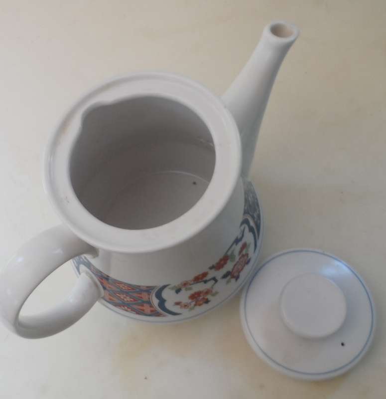 NORITAKE PROGRESSION CHINA ' MING GARDEN LIDDED TEA / COFFEE POT  No 9066.  REPLACEMENT ITEM