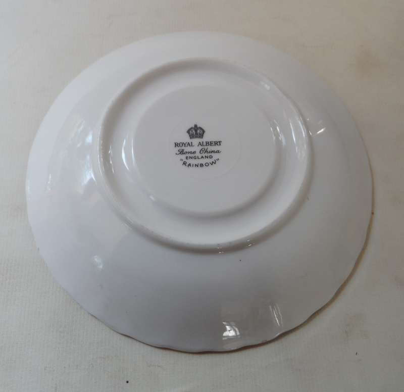ROYAL ALBERT  SAUCER ' RAINBOW ' replacement item , 1 available