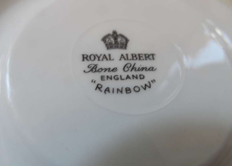 ROYAL ALBERT  SAUCER ' RAINBOW ' replacement item , 1 available