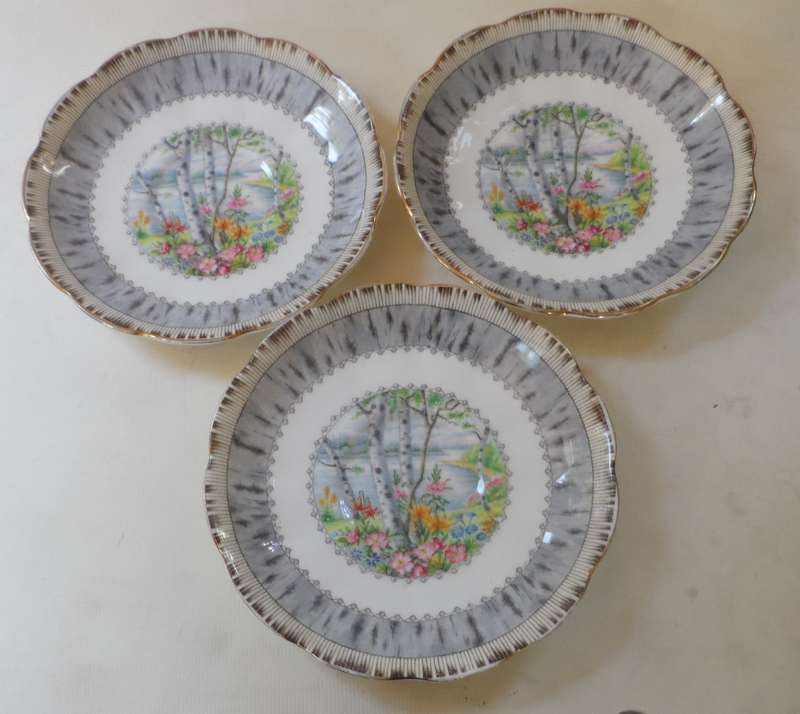 ROYAL ALBERT  '  SILVER MAPLE  ' SAUCER ' replacement item , 3 available
