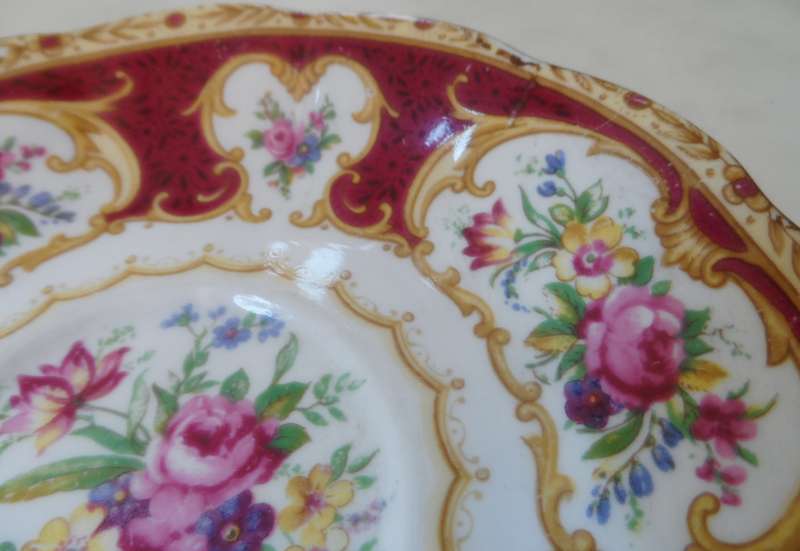 ROYAL ALBERT SAUCER ' LADY HAMILTON ' replacement item , 1 available