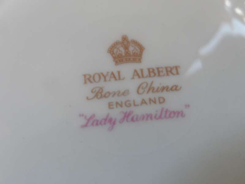 ROYAL ALBERT SAUCER ' LADY HAMILTON ' replacement item , 1 available