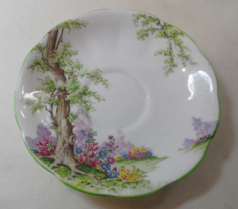 ROYAL ALBERT SAUCER ' UNDER GREENWOOD '   reg. No. 774783     replacement items , 1 available   14 c