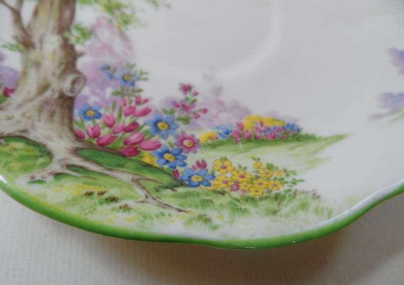 ROYAL ALBERT SAUCER ' UNDER GREENWOOD '   reg. No. 774783     replacement items , 1 available   14 c