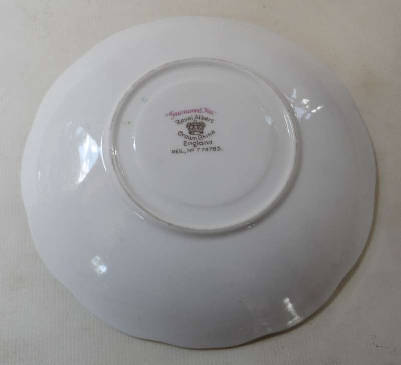 ROYAL ALBERT SAUCER ' UNDER GREENWOOD '   reg. No. 774783     replacement items , 1 available   14 c