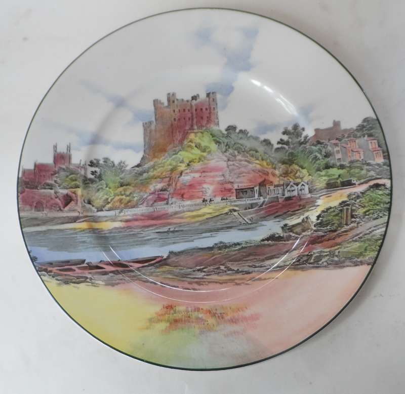 ROYAL DOULTON CABINET / DISPLAY PLATE  design No. D6308  Rochester Castle From the 1932 series