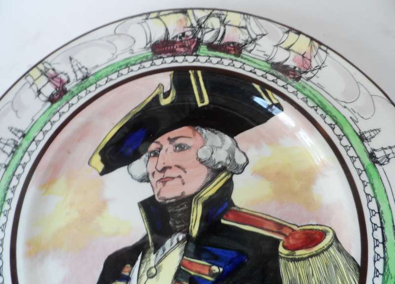 ROYAL DOULTON CABINET / DISPLAY PLATE  Design D6278 '   THE ADMIRAL    '