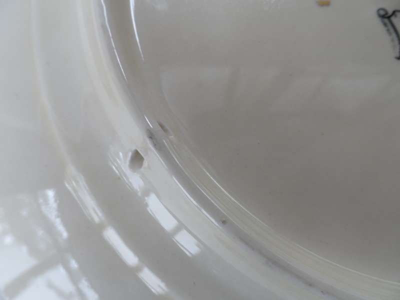 ADAMS  CABINET / DISPLAY PLATE  ' CRIES OF LONDON  FRESH GATHERED PEAS YOUNG HASTINGS ' 24,5 cm.diam