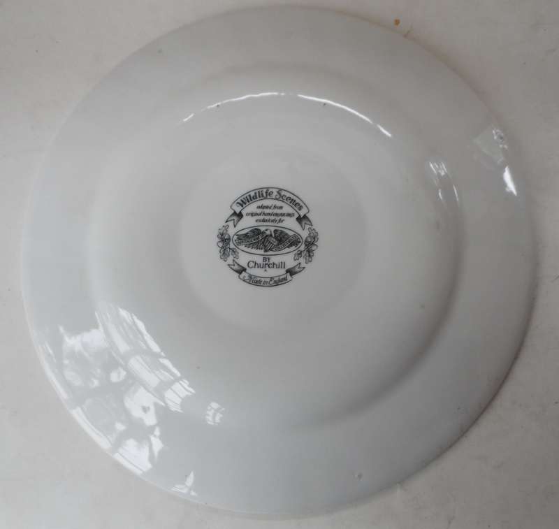 CHURCHILL WILDLIFE SERIES ,CABINET / DISPLAY PLATE  ' ANUS PLATYRHNCHOS ' HERITAGE MINT COLLECTIBLE