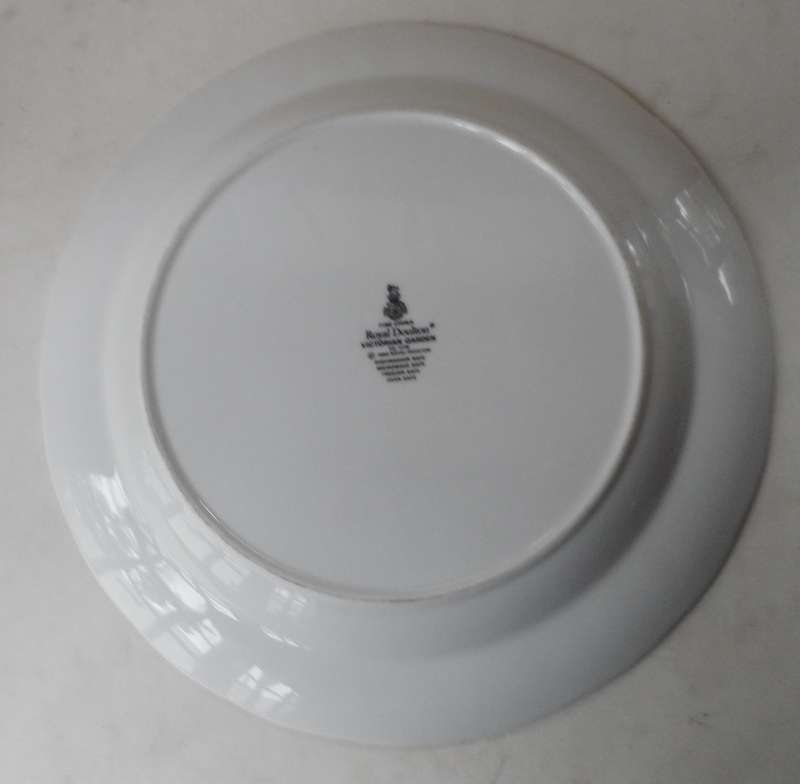 ROYAL DOULTON  DEEP WELLED DINNER PLATES  '  VICTORIAN GARDENS   ' Design TC1176 REPLACEMENT ITEMS