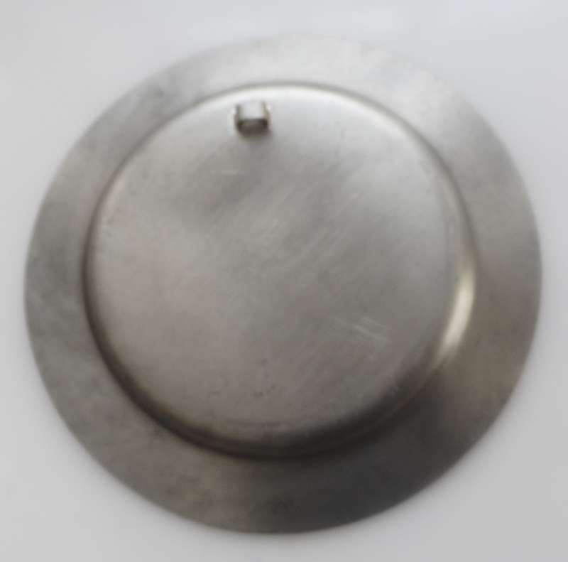 VINTAGE RARE COLLECTIBLE SKS  Zinn 95% GERMAN PEWTER DECORATIVE WALL DISPLAY PLATE  'INGELSTADT '