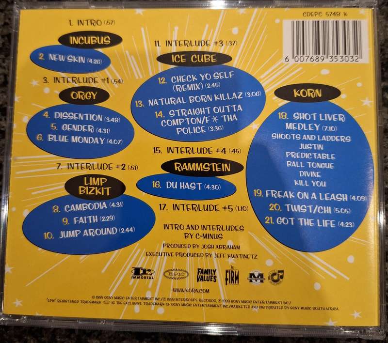 Various Artists - Family Values Tour '98