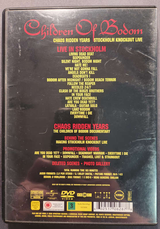 Children of Bodom - Chaos Ridden Years: Stockholm Knockout Live