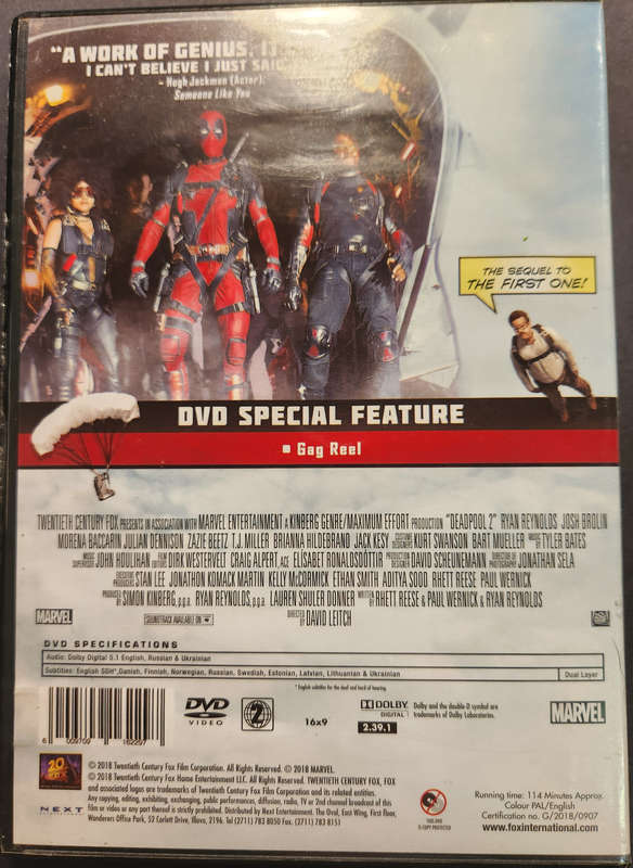 Deadpool 2 (DVD)