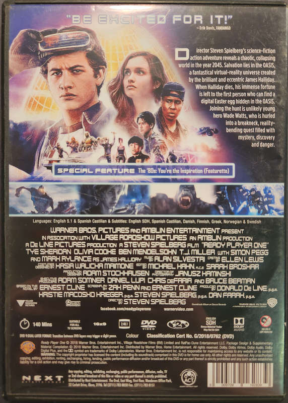 Ready Player One (DVD)