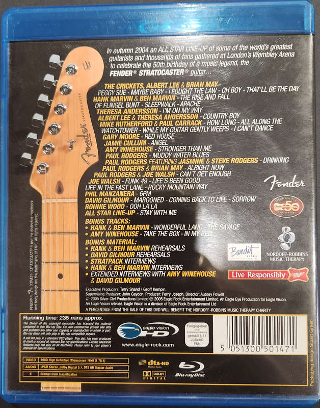Various Artists - Strat Pack: 50th Anniversary Of The Fender Strat (Blu Ray)