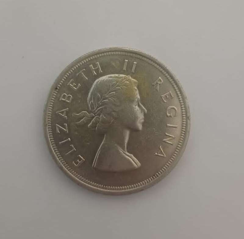 1954 South Africa 5 shillings