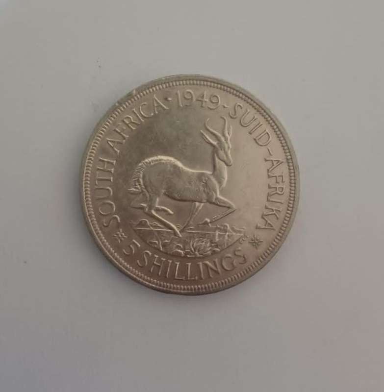 1949 South Africa 5 shillings