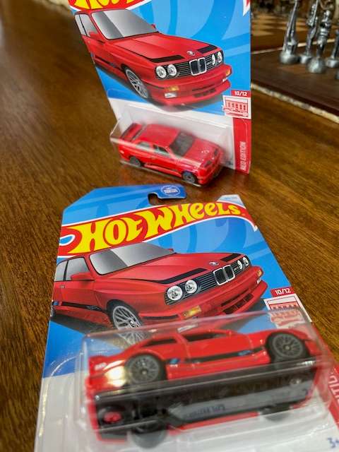 SCARCE !!! - Hotwheels '92 BMW M3 (Red edition)
