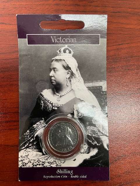 1897 Victorian Shilling reproduction coin