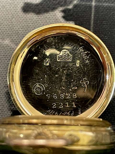 RARE - Vintage French Remontoir 14K Gold Pocket Watch "Cylindre 10 Rubis"