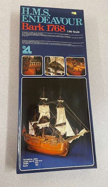 Artesania Latina 1:60 Scale H.M.S Endeavour Bark 1768 Model Kit