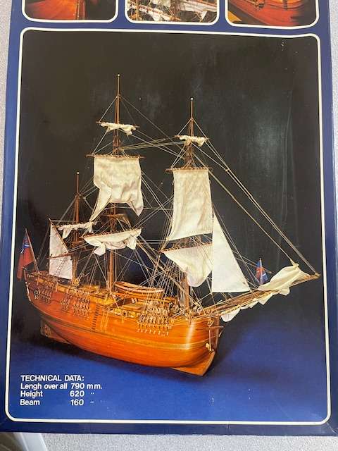 Artesania Latina 1:60 Scale H.M.S Endeavour Bark 1768 Model Kit