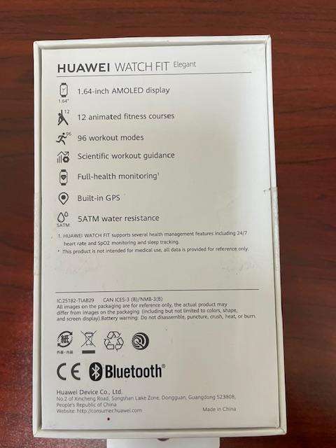 Brand New - Huawei Watch Fit Elegant