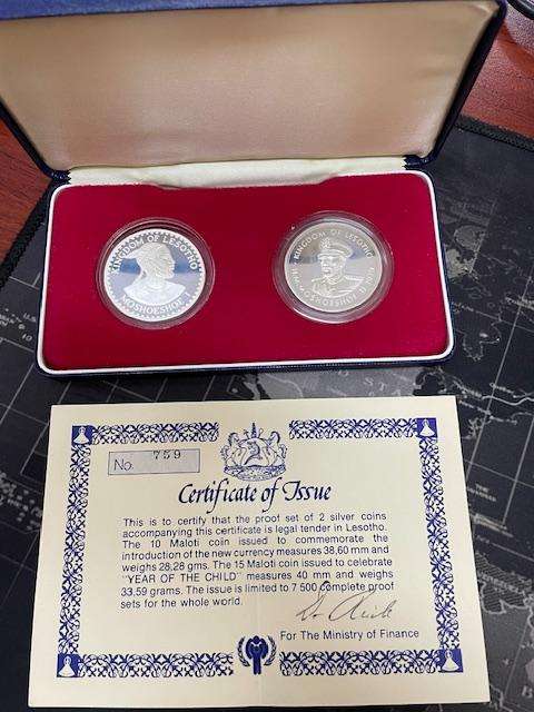 Kingdom of Lesotho Silver Maloti Proof Set