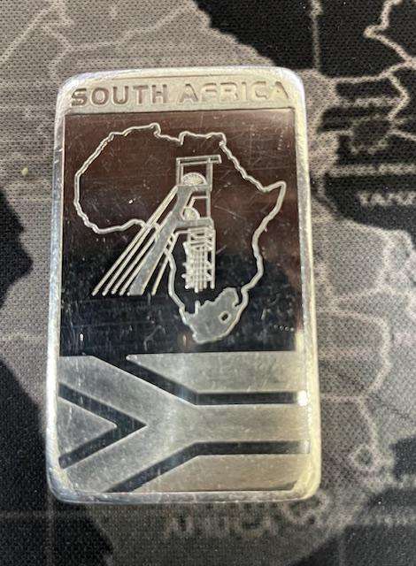 100 GRAM STERLING SILVER BIG FIVE BAR