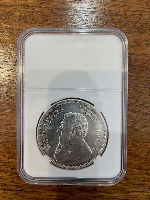 2021 Silver 1 Oz Krugerrand in slab