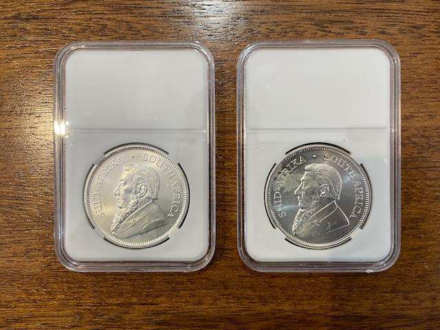 2023 Silver 1 Oz Krugerrand in slab