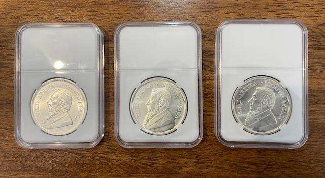 2020 Silver 1 Oz Krugerrand in slab