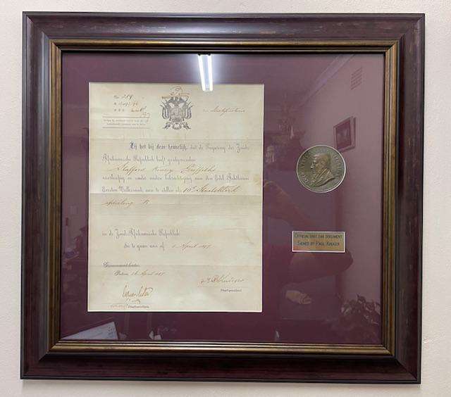 Super RARE ! Original 1897 Official ZAR document hand signed by Paul Kruger